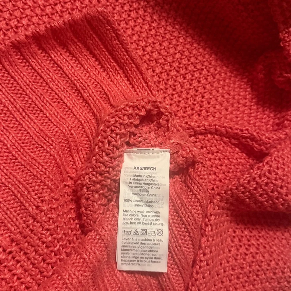 🏖️ J. Crew Linen Relaxed Beach Sweater